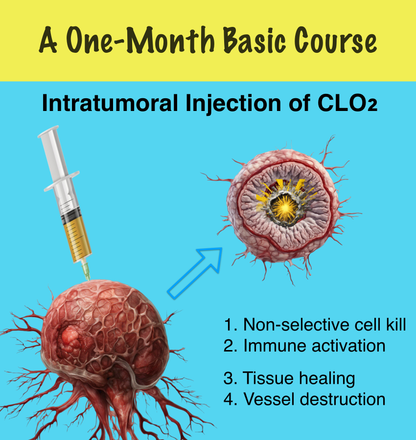 Programme d'injection intra-tumorale de dioxyde de chlore